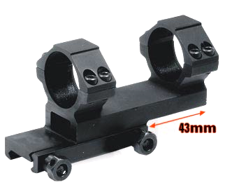    (, )    /    (Leapers) AccuShot RGWMOFS43-30H4 Picatinny/Weaver 30mm Bi-directional Offset High Profile Mount    